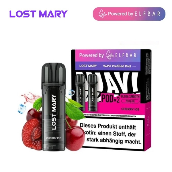 Lost Mary Wavi - Cherry Ice - Prefilled Pod 2ml/ Stück